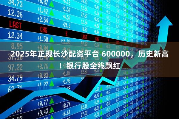 2025年正规长沙配资平台 600000，历史新高！银行股全线飘红