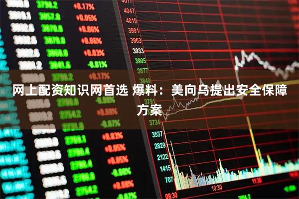 网上配资知识网首选 爆料:美向乌提出安全保障方案